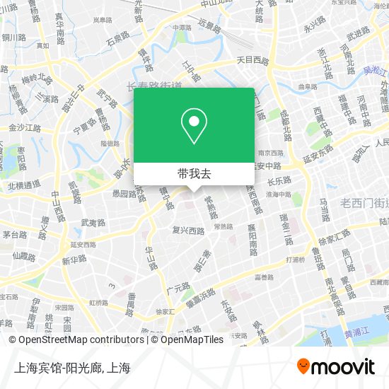 上海宾馆-阳光廊地图