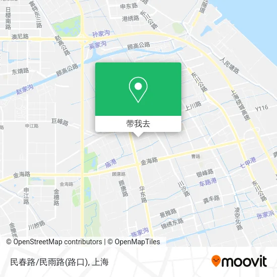 民春路/民雨路(路口)地图