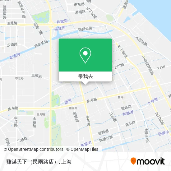 雞谋天下（民雨路店）地图