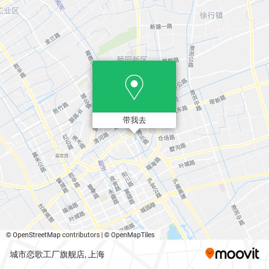 城市恋歌工厂旗舰店地图