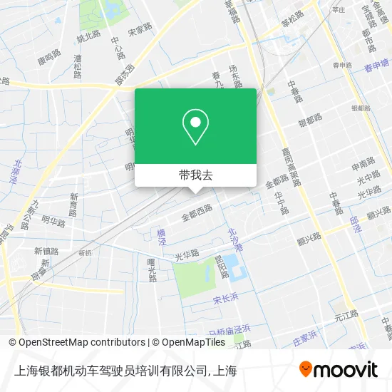 上海银都机动车驾驶员培训有限公司地图