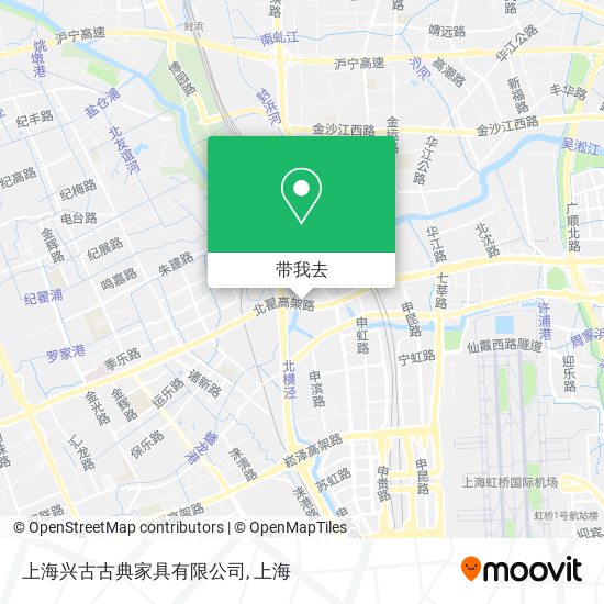 上海兴古古典家具有限公司地图