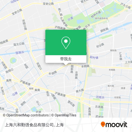 上海六和勤强食品有限公司地图