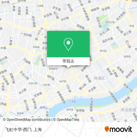 飞虹中学-西门地图