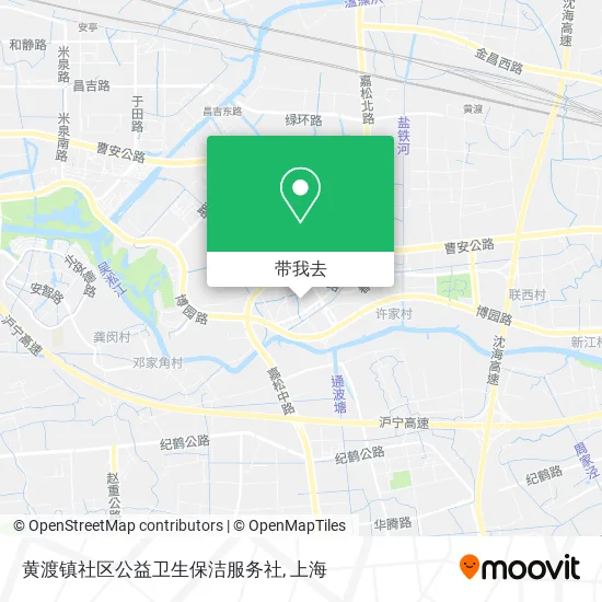 黄渡镇社区公益卫生保洁服务社地图