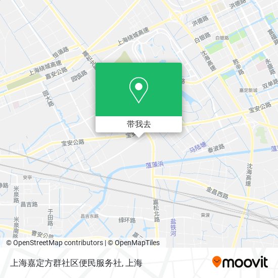 上海嘉定方群社区便民服务社地图