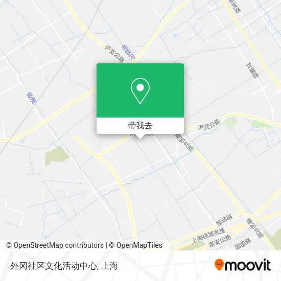外冈社区文化活动中心地图