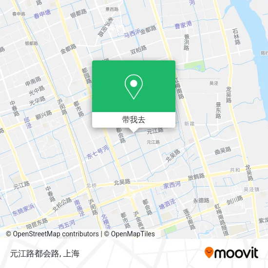 元江路都会路地图