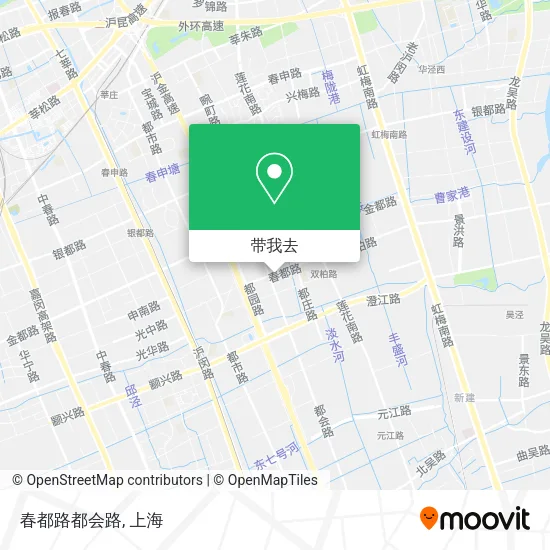 春都路都会路地图