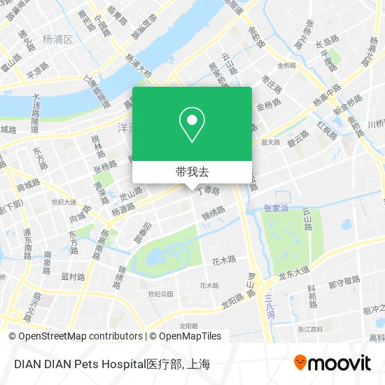 DIAN DIAN Pets Hospital医疗部地图