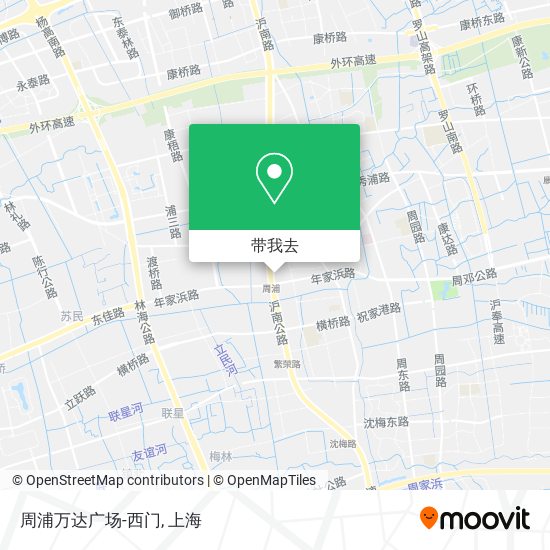 周浦万达广场-西门地图