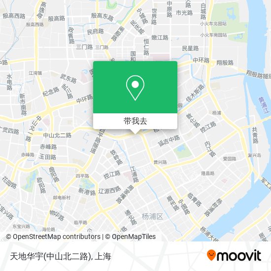 天地华宇(中山北二路)地图