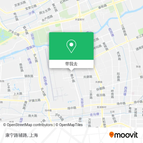 康宁路辅路地图