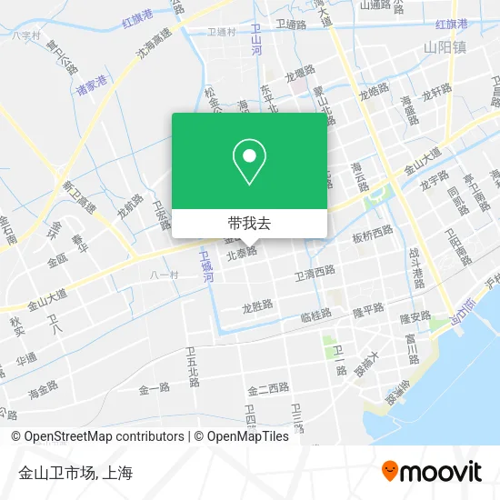 金山卫市场地图