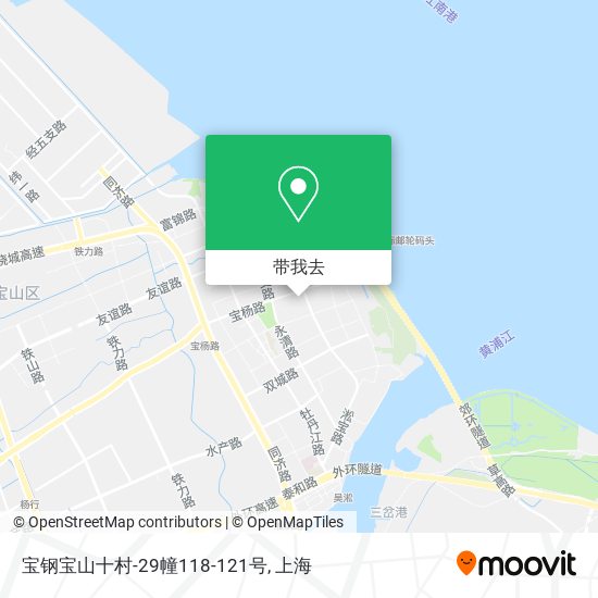 宝钢宝山十村-29幢118-121号地图