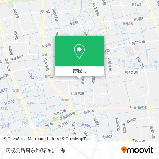 周祝公路周东路(塘东)地图