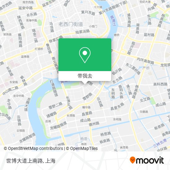 世博大道上南路地图