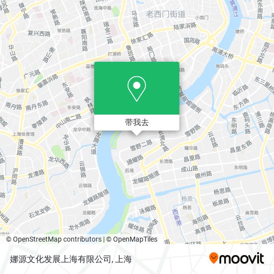 娜源文化发展上海有限公司地图