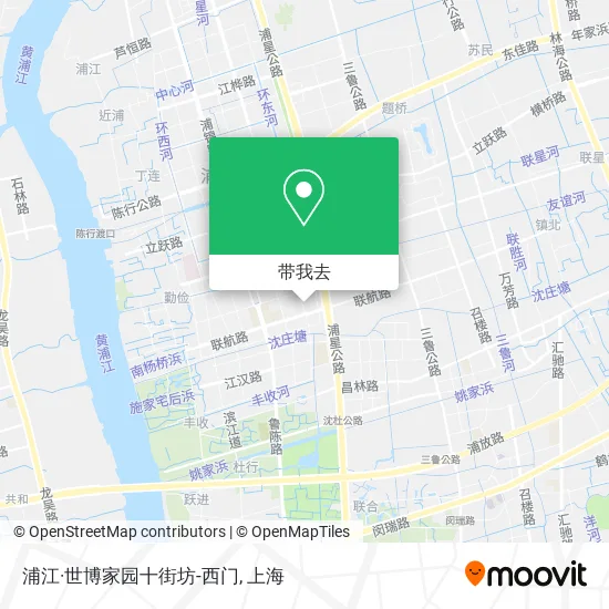 浦江·世博家园十街坊-西门地图