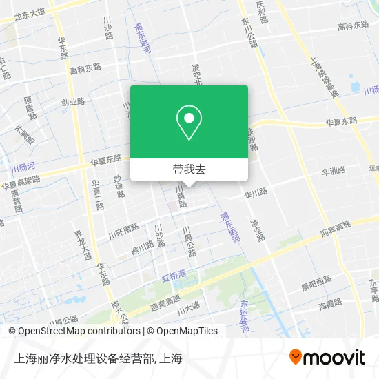 上海丽净水处理设备经营部地图