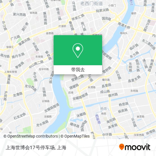 上海世博会17号停车场地图
