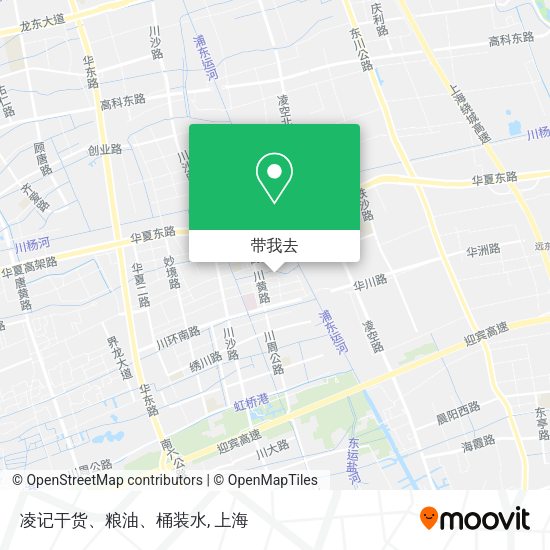 凌记干货、粮油、桶装水地图
