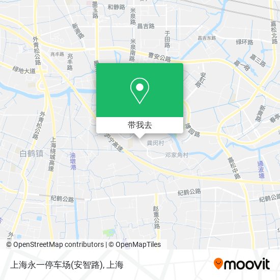 上海永一停车场(安智路)地图