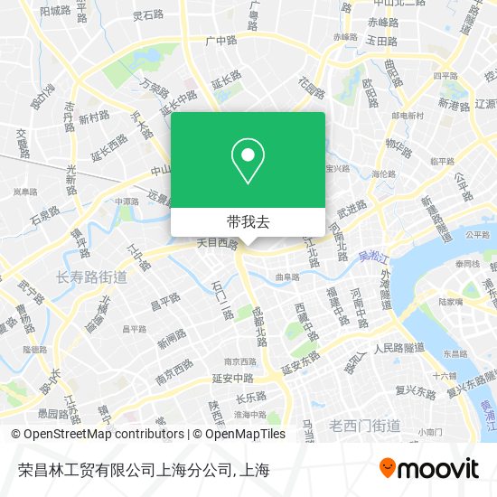 荣昌林工贸有限公司上海分公司地图