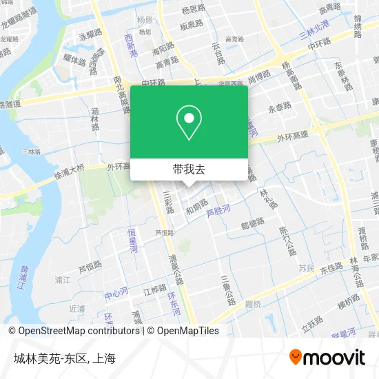 城林美苑-东区地图
