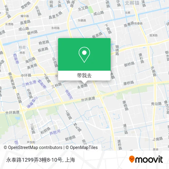 永泰路1299弄3幢8-10号地图
