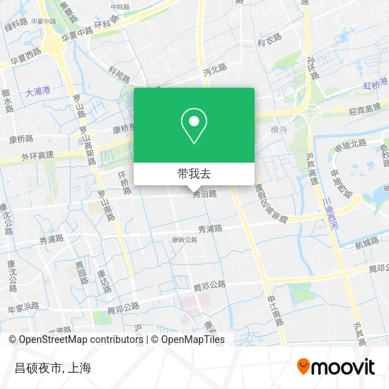 昌硕夜市地图