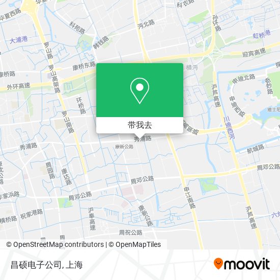 昌硕电子公司地图