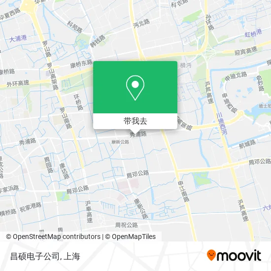 昌硕电子公司地图