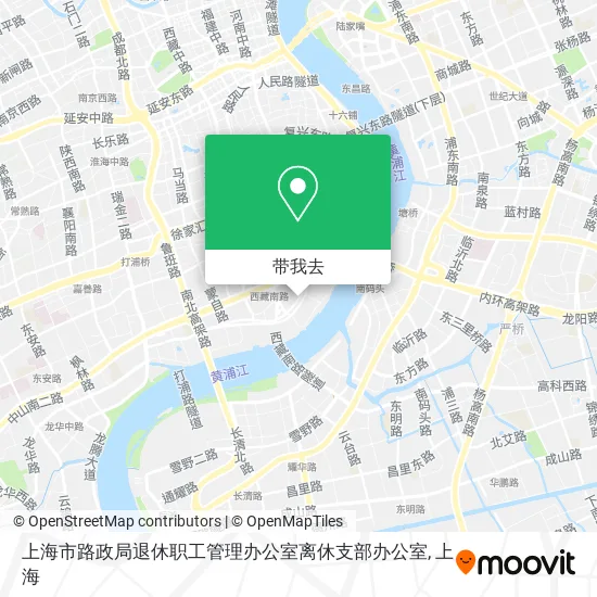 上海市路政局退休职工管理办公室离休支部办公室地图