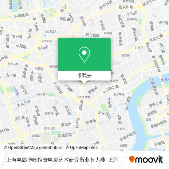 上海电影博物馆暨电影艺术研究所业务大楼地图