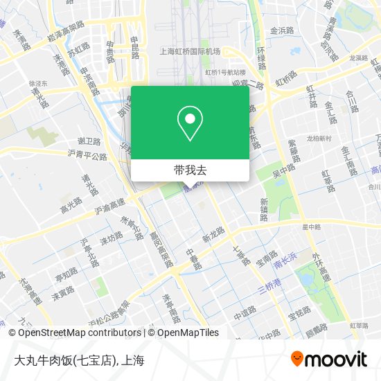 大丸牛肉饭(七宝店)地图