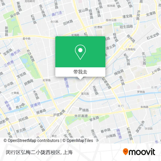 闵行区弘梅二小陇西校区地图