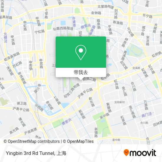 Yingbin 3rd Rd Tunnel地图