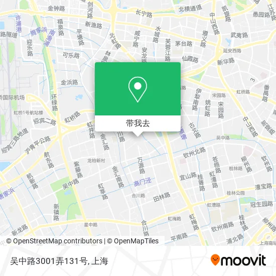 吴中路3001弄131号地图
