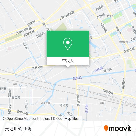 吴记川菜地图
