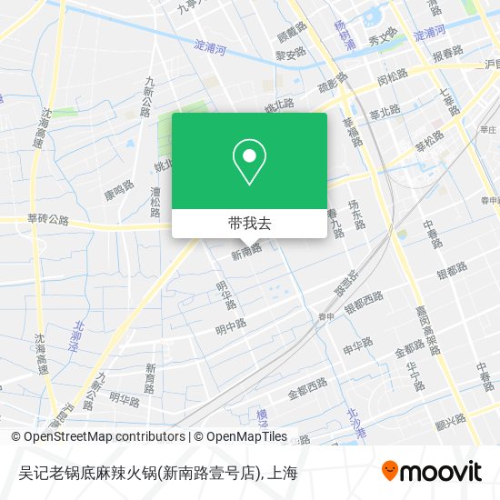 吴记老锅底麻辣火锅(新南路壹号店)地图