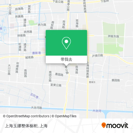 上海玉娜整体橱柜地图