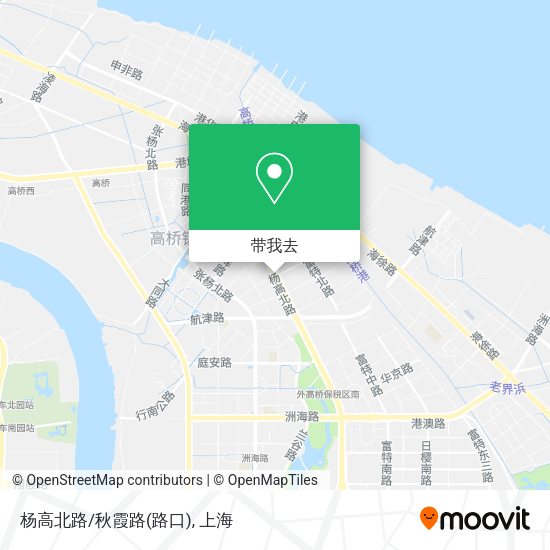杨高北路/秋霞路(路口)地图