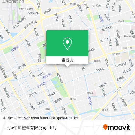 上海伟帅塑业有限公司地图