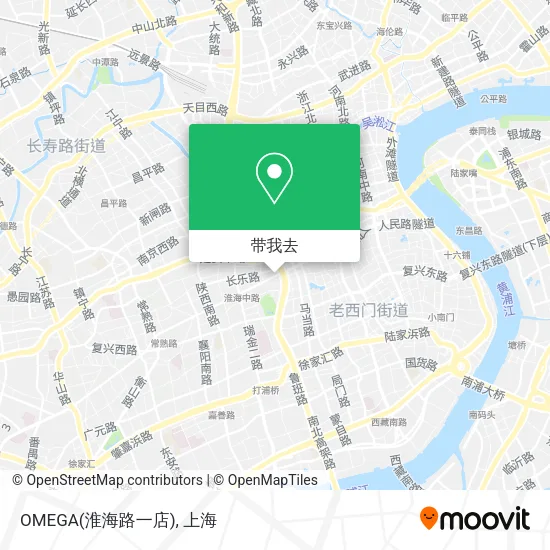 OMEGA(淮海路一店)地图