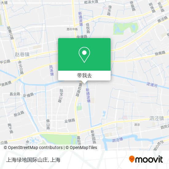 上海绿地国际山庄地图