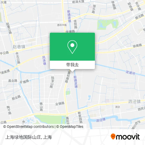 上海绿地国际山庄地图
