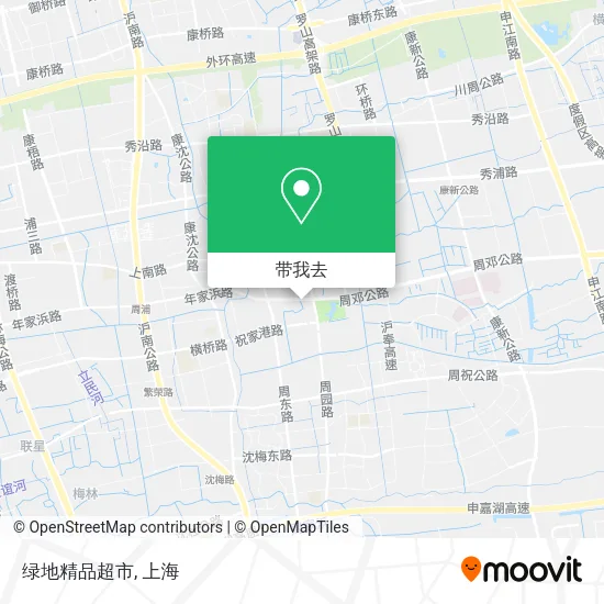 绿地精品超市地图