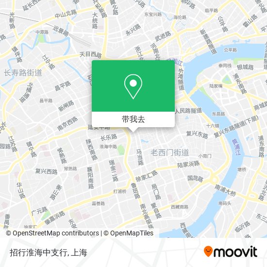 招行淮海中支行地图