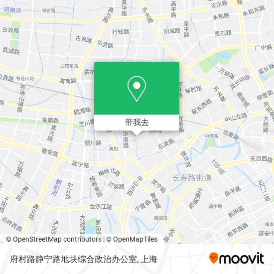 府村路静宁路地块综合政治办公室地图